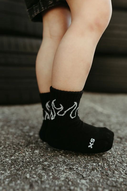 Black Flame Sock